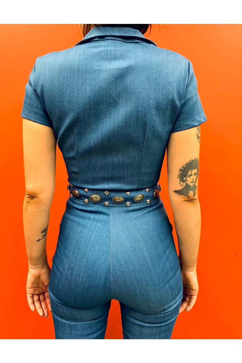 Ace High Jumpsuit /blue denim