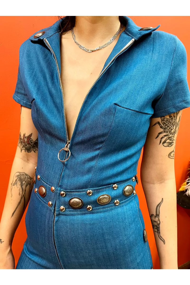 Ace High Jumpsuit /blue denim
