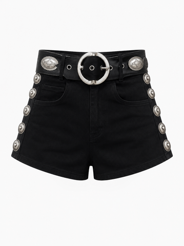 The Outlaw Short — Black/Silver