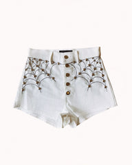 White widow shorts