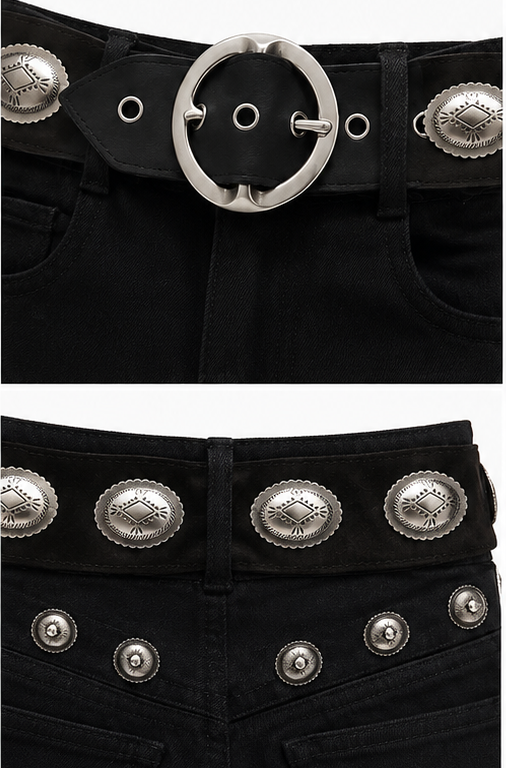 The Outlaw Short — Black/Silver